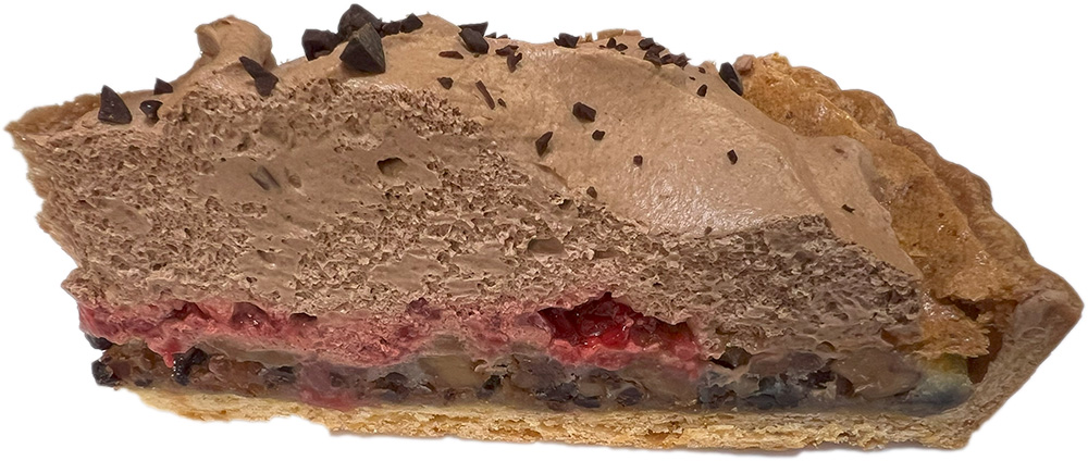 クルミとチョコレートクリームのタルト