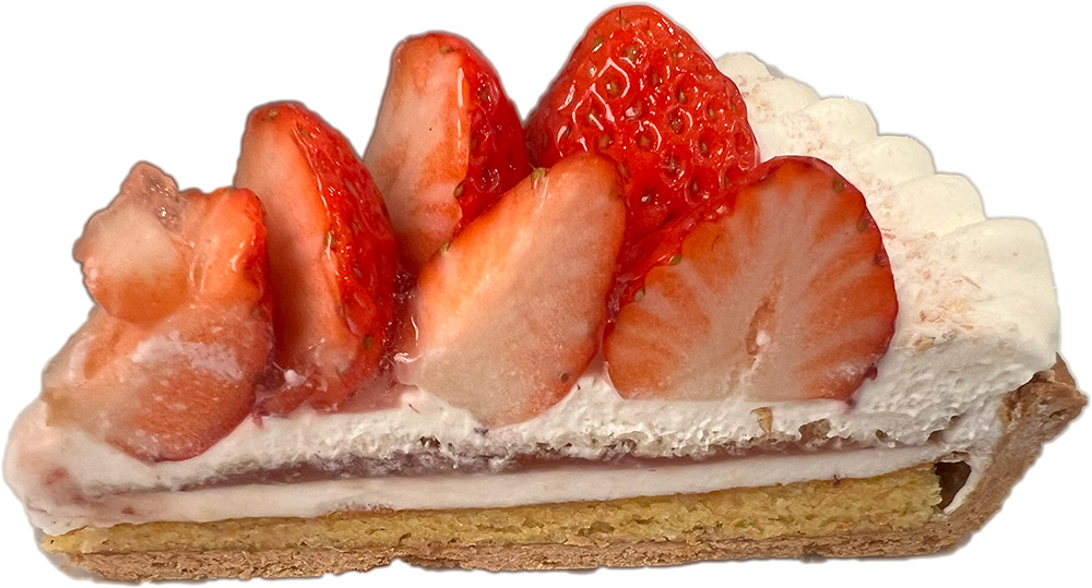 "空浮いちご"とココナッツのタルト